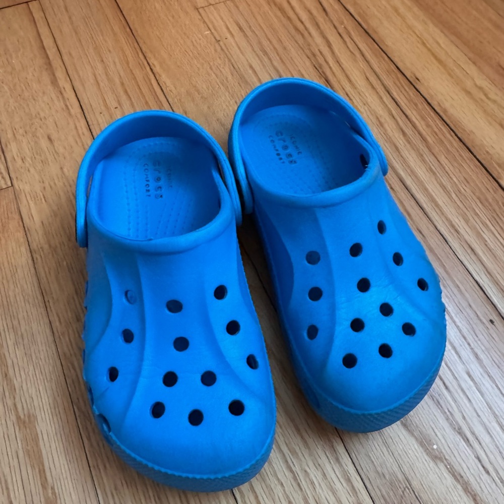 Blue Crocs (kids sz 12)